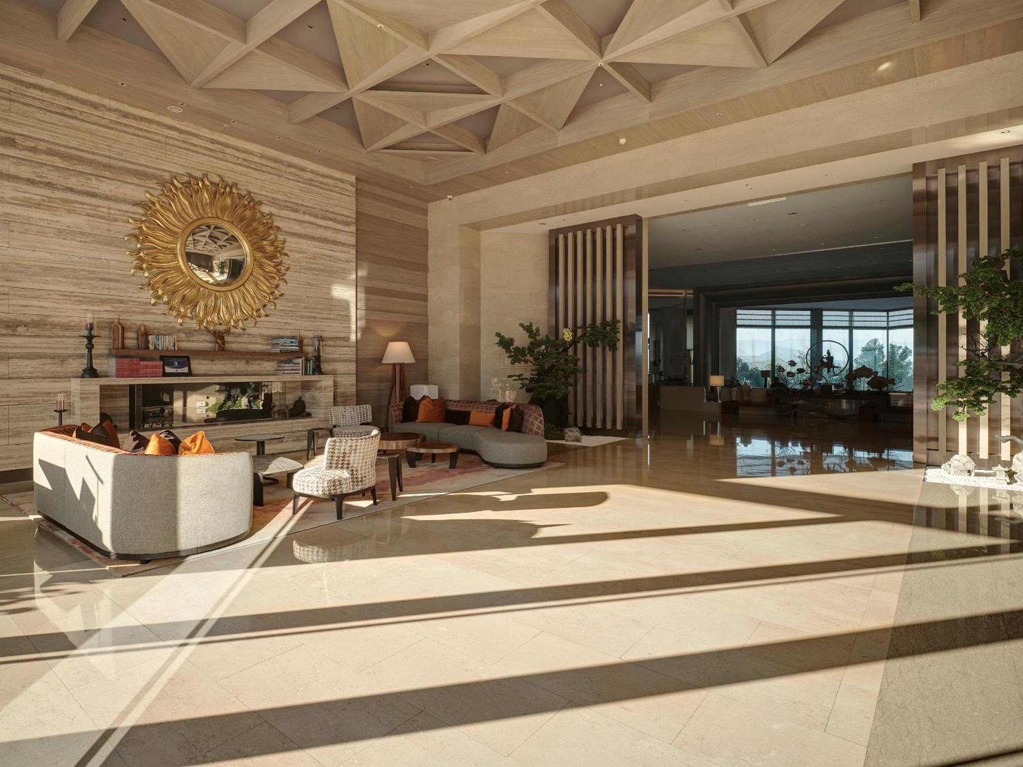 Fleur De Chine Hotel Yuchi Exterior photo Lobby